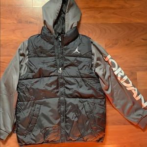 Boys Jordan Vest Jacket with Sleeves